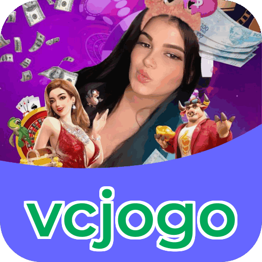 Plataforma vcjogo mostrando interface moderna, jogos certificados e recursos de segurança licenciados
